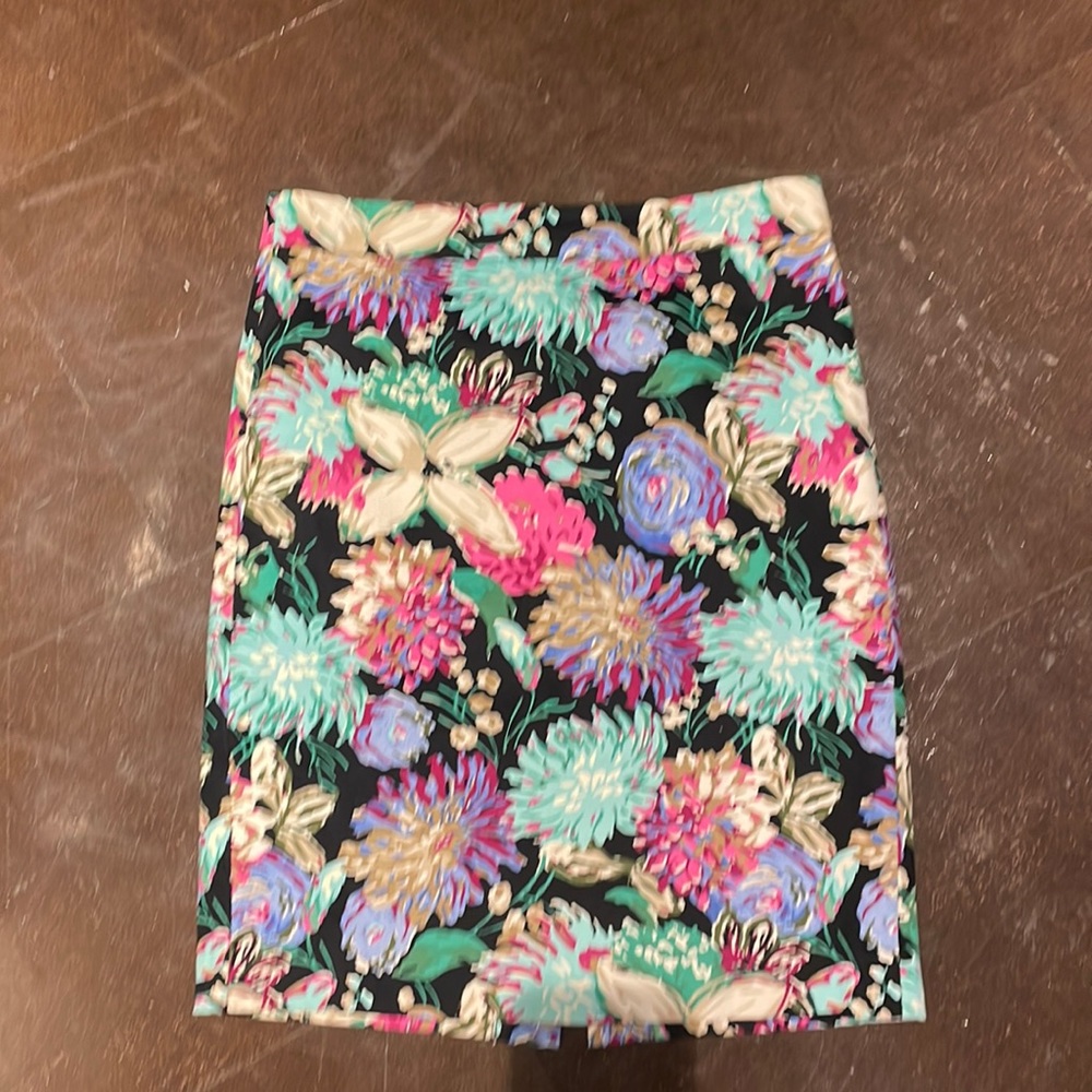 J.Crew Factory floral pencil skirt